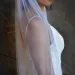 Hair Jewelry M34 Short Veil Rhinestone Bridal Veils Sparking 1 Tiers Crystals Beaded Wedding Accessories Dia Bride_ipsvogv.com
