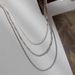 Titanium Steel Figaro Triple Chain Fashion Light Luxury Colorless Accessories Necklace For Women_ipsvogv.com