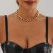 Accessories Punk Geometric Rough Aluminum Chain Necklace Necklace Accessories Women Street Hip Hop Simple Single Layer Necklace Spice Girls_ipsvogv.com