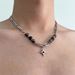 Dark Star Necklace Men's High End Niche Design Cool Titanium Steel Sweater Chain Women's Decoration Hip Hop Men's Hip Hop Trend_ipsvogv.com