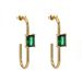 Women's Jewelry Zircon Earrings Ins Fashion Stainless Steel Earrings Geometric Versatile Earrings Accessories_ipsvogv.com
