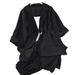 Women's suits fashion spring and summer loose suit collar three-quarter sleeves jacket nine-point wide-leg pants suspenders three-piece suit_ipsvogv.com