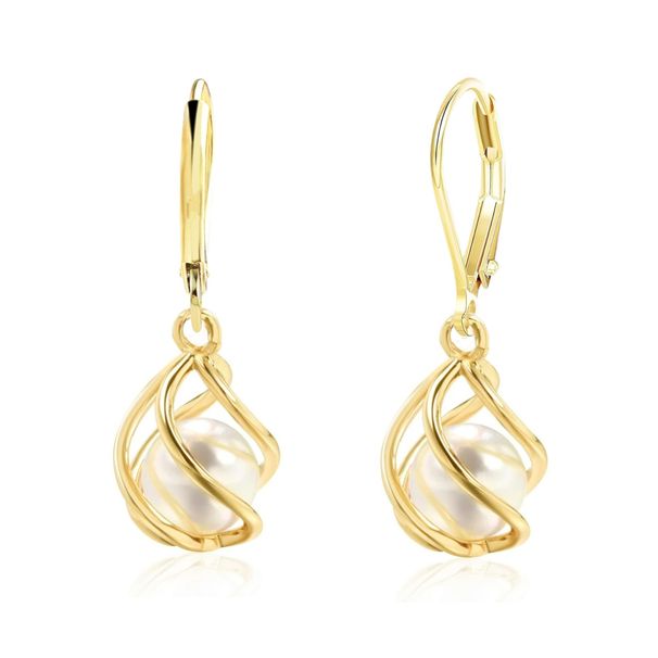 Women’s Jewelry Set Fashion Hot Sale Creative Design Hollow Wrapped Pearl Earrings For Ladies Elegant Earrings_ipsvogv.com