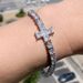Hip Hop New 5mm Cross Round Zircon Bracelet Inlaid Zircon Men's Bracelet_ipsvogv.com