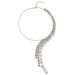 Long tassel rhinestone necklace fashion multi layer exaggerated necklace accessories for women_ipsvogv.com