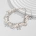 Ocean Vacation Style Starfish Fan Shell Chain Bohemian Layered Pearl Bead Ankle Decoration_ipsvogv.com