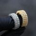 Cao Shi's Fashionable Light Luxury Full Zircon Men's Street Dominant Punk Hip Hop Couple Ring, Hot Selling_ipsvogv.com