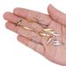 316 Stainless Steel Stamped Hook Electroplated Genuine Gold Earring DIY Ear Accessories_ipsvogv.com