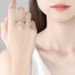 Silver Ring For Women Fashionable Temperament Full Circle Round Diamond Finger Ring Trendy All Match Diamond Ring_ipsvogv.com