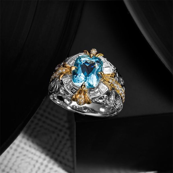 ring Refreshing With Men's European A Mysterious Atmosphere, Modern Trend, Dazzling And Eye-catching Index Finger Ring, Atmosphere, Trend, ,_ipsvogv.com