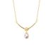 S Pure Silver Knot Freshwater Pearl Necklace For Women's French Light Luxury And Niche Style Instagram High-end_ipsvogv.com