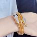 New Exaggerated Snake-Shaped Wrap Adjustable Alloy Inlaid With Rhinestones Niche Hip-Hop Punk Style Men's Bracelet_ipsvogv.com