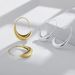 Women's Jewelry Double Color Water Drop Shape Girls Exquisite Earrings Small Fresh Cool Feeling_ipsvogv.com
