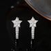 Cao Shi's Cute Simple With A Small Style Student Earring Accessories Korean Edition New Exquisite Star Earrings_ipsvogv.com