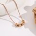 Necklace Women's New Personalized LOVE Box Dice Letter Pendant Live Broadcast with Same Titanium Steel Jewelry_ipsvogv.com