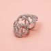 Jewelry Full Of Diamond Hollow Rose Elastic Adjustable Joint Ring_ipsvogv.com