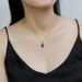 Korean Style Sterg Sier Plated K Gold Retro Avatar Niche Design Necklace Female Clavicle Chain_ipsvogv.com
