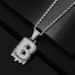 New Copper Set Zircon Full Diamond 26 Large Letter Necklace, Personalized Hip Hop Fashion Accessories For Trendy People_ipsvogv.com