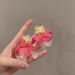 Women’s Jewelry Set Fashion Suitable For Summer Seaside Holiday Style Chiffon Flower Petal Earrings Earrings Female Exaggerated Niche Summer Sweet_ipsvogv.com