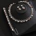 2025 Light Luxury Pearl Earrings Bracelet Niche Elegant Fashion High-end Clavicle Chain Necklace_ipsvogv.com