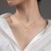 Body 【 Full Titanium Steel 】 Beimu Rabbit Ultra Simple Wind Furnace Real Gold Necklace Female INS Mesh Red Collar Chain 【 】_ipsvogv.com