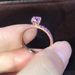 Sanjie's New Ins Simple Silver Plated Simulated Zircon Ring For Booking Wedding Rings_ipsvogv.com