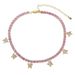 Women's Jewelry White Zircon Tennis Chain Necklace Tennis Choker Butterfly Pendant Adjustable 32+10_ipsvogv.com