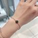 Black And White Double Sided Four Leaf Clover Invisible Magnetic Buckle Bracelet For Women Element Crystal Bracelet For Women_ipsvogv.com