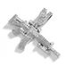 Hot Selling New Diamond Studded Gun Style Alloy Simulation AK Weapon Model Hip-hop Men's Necklace Jewelry_ipsvogv.com