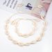 Hawaiian style woven jewelry set shell necklace handmade bracelet clavicle chain anklet bracelet beach spot_ipsvogv.com