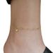 Exquisite Mini Love Anklet Women's Design Sense Of Advanced Simplicity, Coldness And Gold-plated Qixi_ipsvogv.com