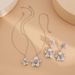 Fashion Jewelry Design Sense Pendant Earring Set 3D Flower Necklace_ipsvogv.com