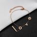 Titanium Steel LOVE Bracelets Feet Chains For Women's Fashion, Simplicity, Personality, Quality, Temperament, Japanese_ipsvogv.com