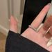 Sparkling Galaxy Women's Niche Design, Zircon Full Diamond Index Finger Ring, Light Luxury, Fashionable, Exquisite, High_ipsvogv.com