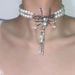 Sweet Ad Cool Double Layer Pearl Log Tassel Spider Necklace Light Luxury Beaded Metal Neck New Clavicle Chai For_ipsvogv.com