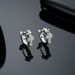Cross E, Men's Fashion Trend, Personality, Creative Design, Ear Buckle, Women's High-end Versatile Accessories,_ipsvogv.com