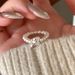 Cute And Playful Little Dog Pearl Elastic Rope Female Niche Design, Cute, Exquisite, Fashionable, Versatile Ring, Ring_ipsvogv.com