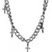 Cross Necklace Temperament, Fashionable Personality, Male Trend Design, Collarbone Chain, Cool Style, Hip-hop, Simple_ipsvogv.com