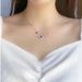 Devil's Eye Necklace Female Elements Crystal D Evil's Eye Clavicle Necklace_ipsvogv.com