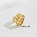Niche style unisex with simple bow and fashionable double-layer design, high-end couple ring_ipsvogv.com