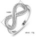 Simple And Infinite Ornaments An 8-line Ring, Exaggerated Personalized Diamond Set With Zircon Ring_ipsvogv.com