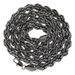 Korean hip-hop series metal 10mm thick 90cm long Fried Dough Twists chain necklace_ipsvogv.com