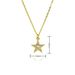 Fashionable And Light Luxury Hollow Five Pointed Star Necklace Niche High End Micro Inlaid Rotatable Snowflake Clavicle Necklace Pendant_ipsvogv.com