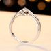 S925 Sterling Silver Ring For Women Platinum Moissanite Ring Angel Kiss Simulation Diamond Ring_ipsvogv.com