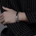 Tiger Eye Stone Luck Beads Titanium Steel Bracelet Men's Non Fading Personality Versatile Women's High End Handmade Accessories Bracelet_ipsvogv.com