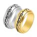 Men's Jewelry Stainless Steel Rings Fashionable And Simple Rotatable Magic Rings Domineering Rings Fashionable Ring Accessories_ipsvogv.com