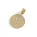 New Round Shield BANSB Alloy Pendant Trendy Cuban Chain Men's Necklace_ipsvogv.com