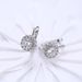 Women's Jewelry Zircon Earrings Popular Flower Shaped Diamond Earrings Accessories_ipsvogv.com