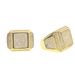 Men's Jewelry Square Full Diamond Ring Hip Hop New Style Inlaid Stone Trendy Brand Cool Ring_ipsvogv.com