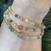 Natural Colored Hair Three Bracelet For Women, Fashionable Small Fresh Honey Wax Simple Crystal Multi Circle Handstring_ipsvogv.com